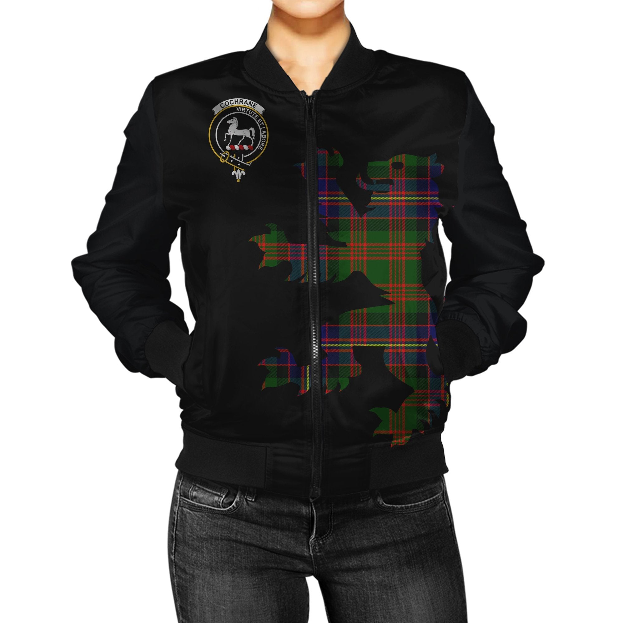 Cochrane Tartan Bomber Jacket Lion & Thistle