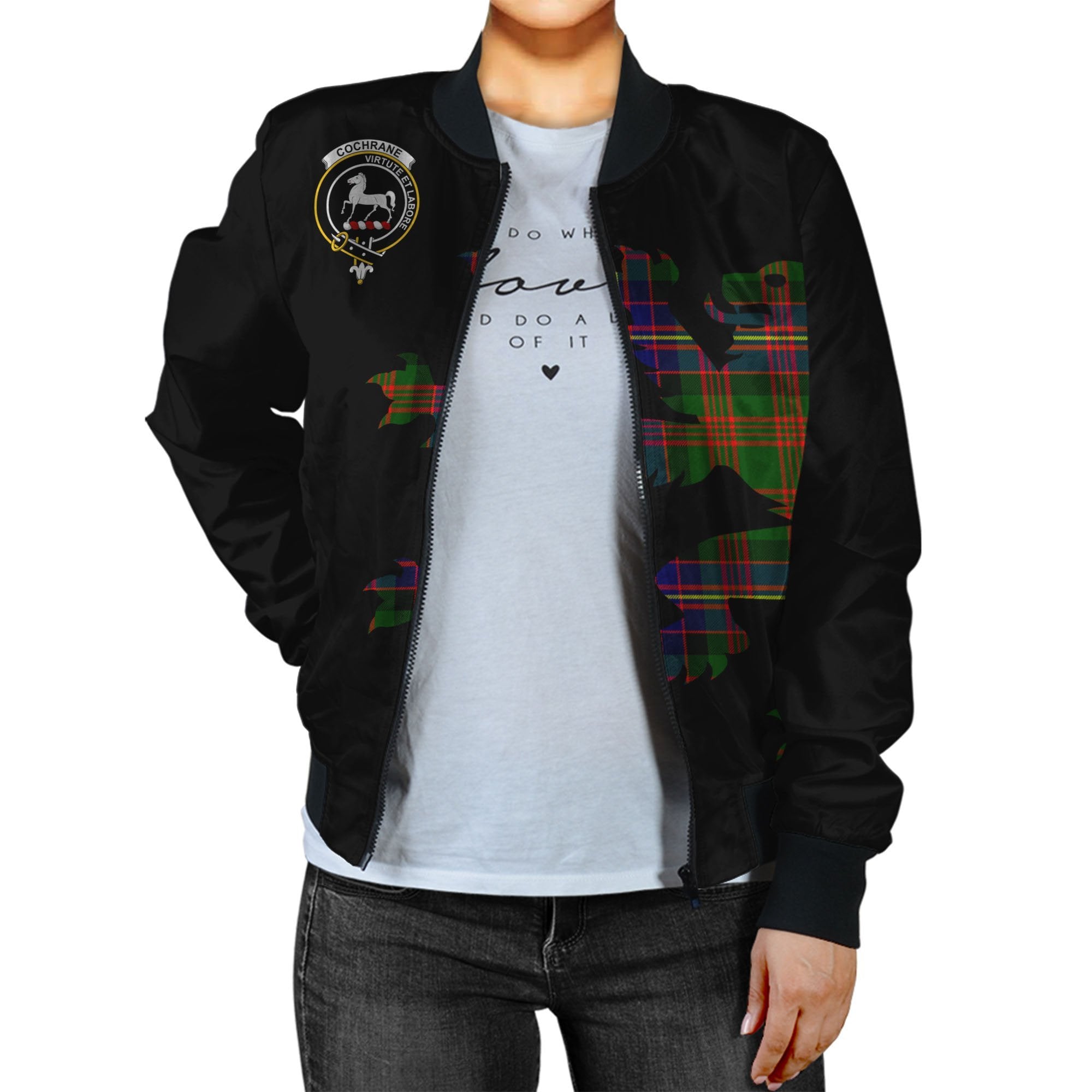 Cochrane Tartan Bomber Jacket Lion & Thistle