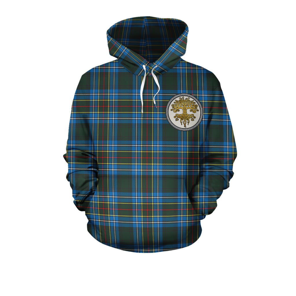 Cockburn Modern Tartan Hoodie - Tree Of Life