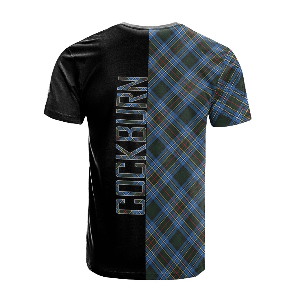 Cockburn Modern Tartan T-Shirt Half of Me - Cross Style