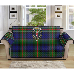 Colquhoun Modern Tartan Crest Sofa Protector