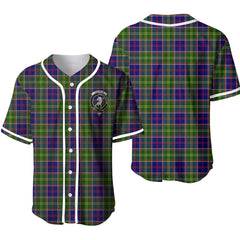 Colville Tartan Unisex Baseball Jersey