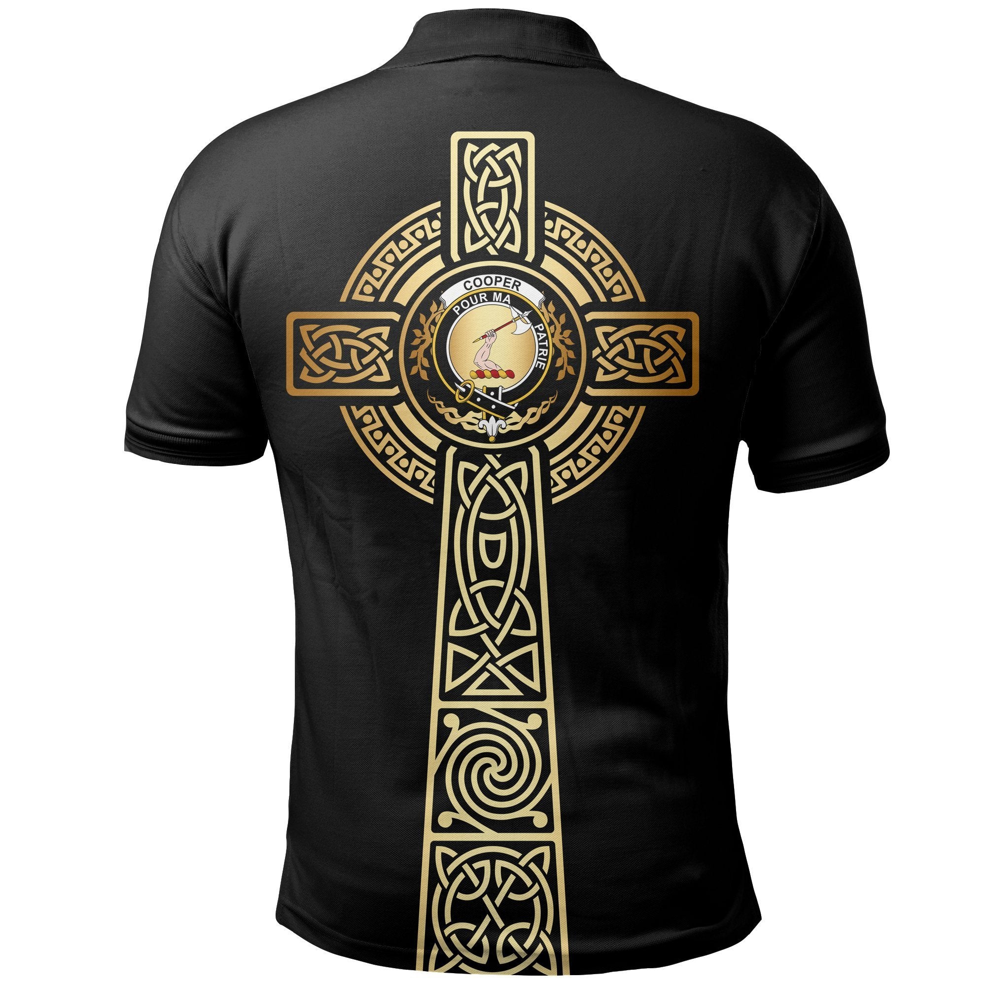 Cooper Clan Unisex Polo Shirt - Celtic Tree Of Life