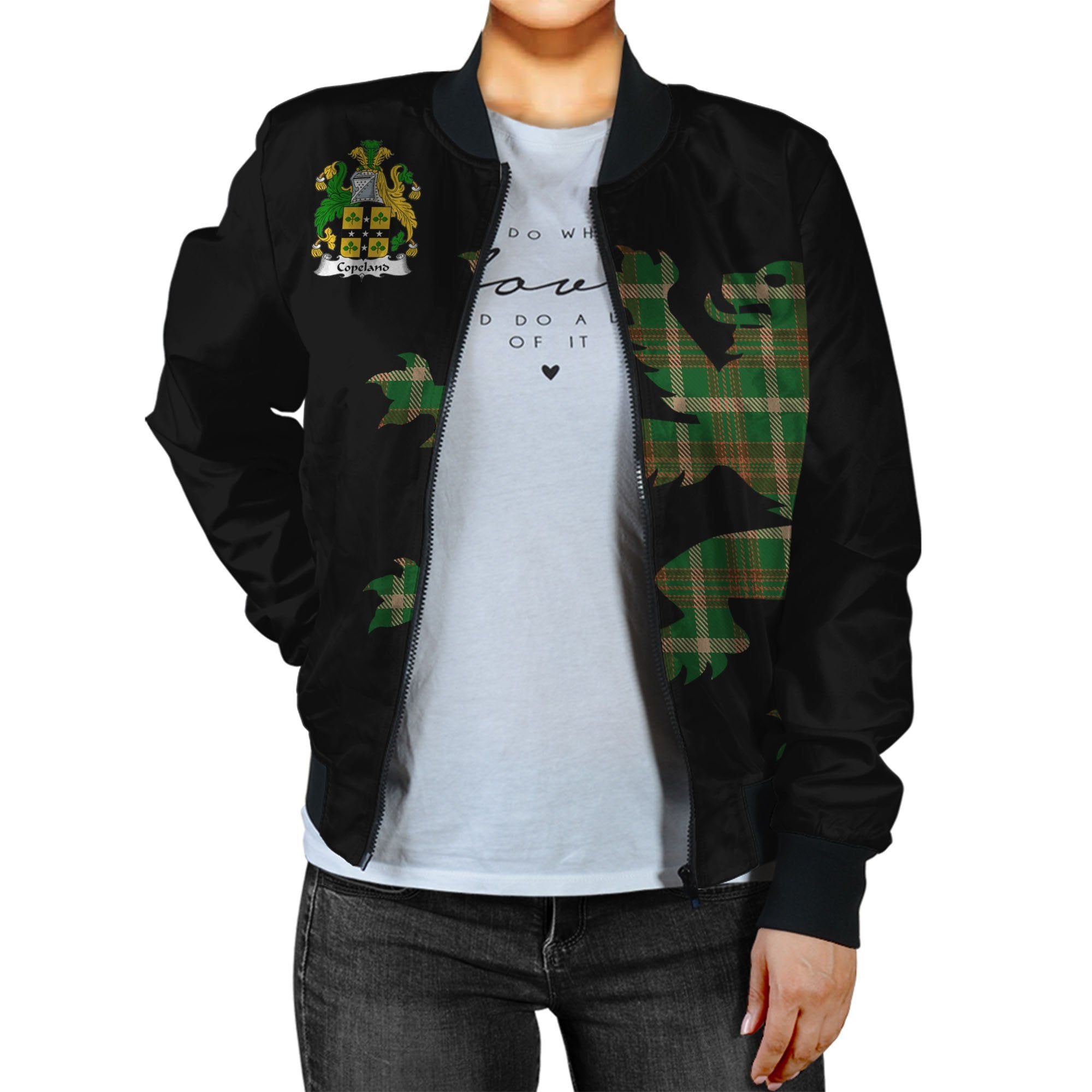 Copeland Tartan Bomber Jacket Lion & Thistle