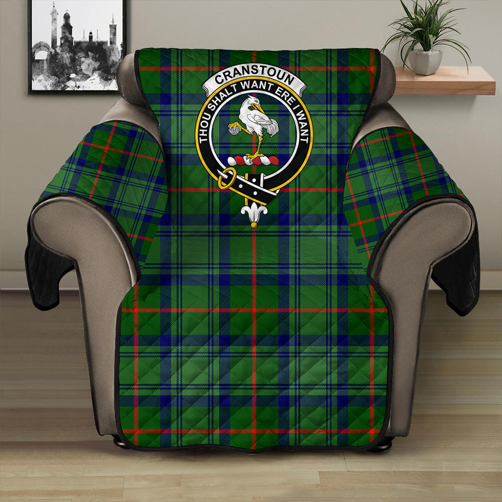 Cranstoun Tartan Crest Sofa Protector