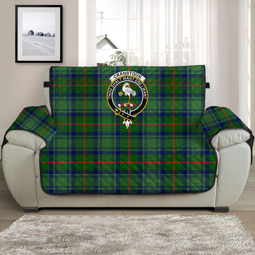 Cranstoun Tartan Crest Sofa Protector