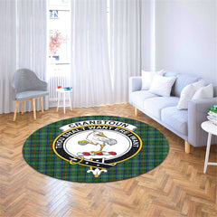 Cranstoun Tartan Crest Round Rug