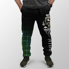 Cranstoun Tartan Crest Jogger Sweatpants - Alba Celtic Style