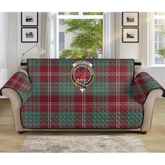 Crawford Modern Tartan Crest Sofa Protector