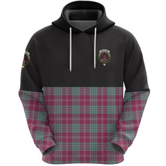 Crawford Ancient Clan Half Of Tartan Hoodie