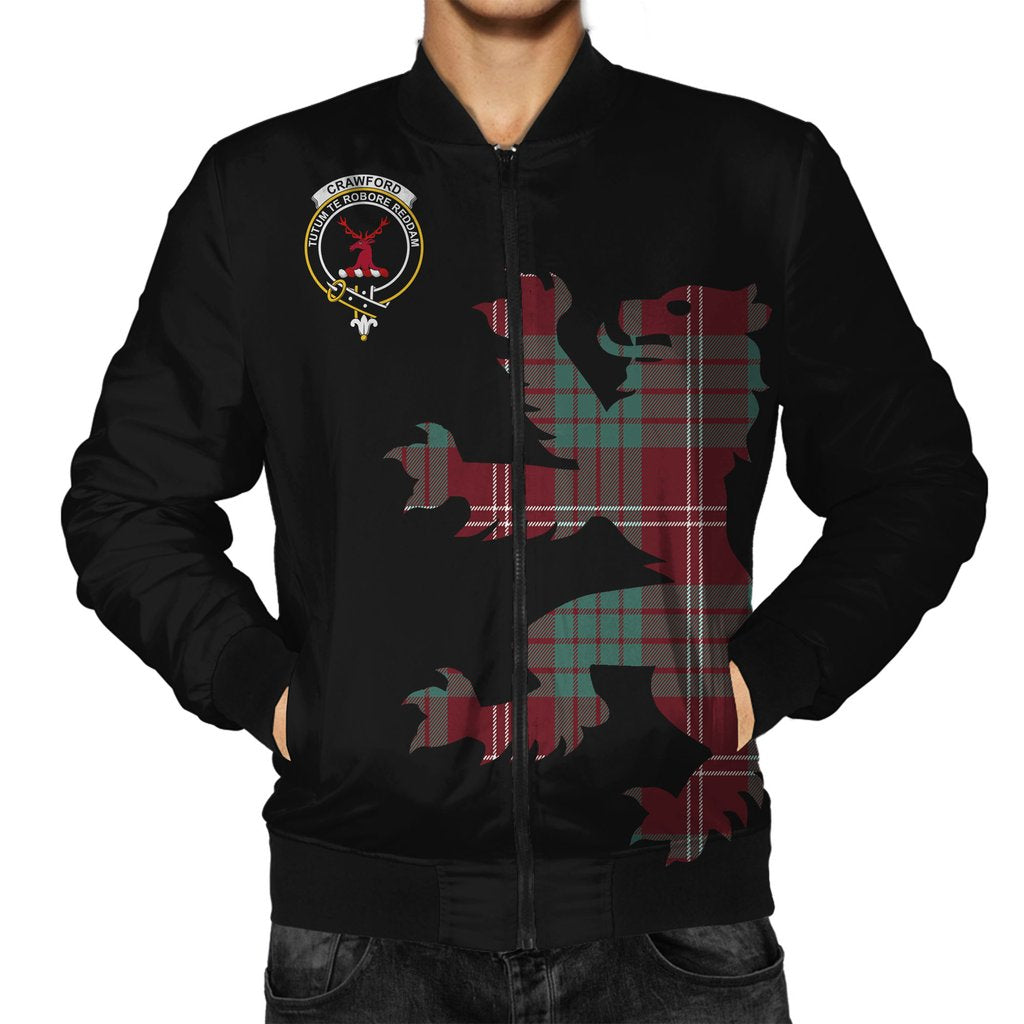 Crawford Tartan Crest Bomber Jacket