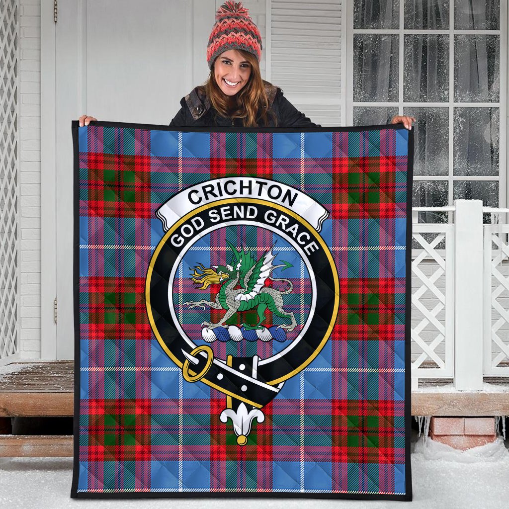 Crichton Tartan Crest Quilt