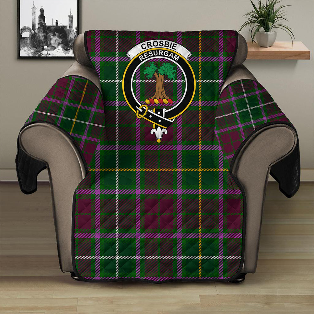 Crosbie Tartan Crest Sofa Protector