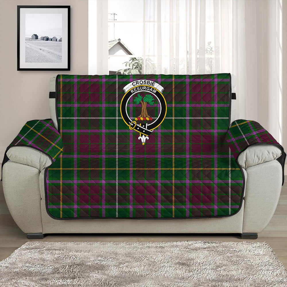 Crosbie Tartan Crest Sofa Protector