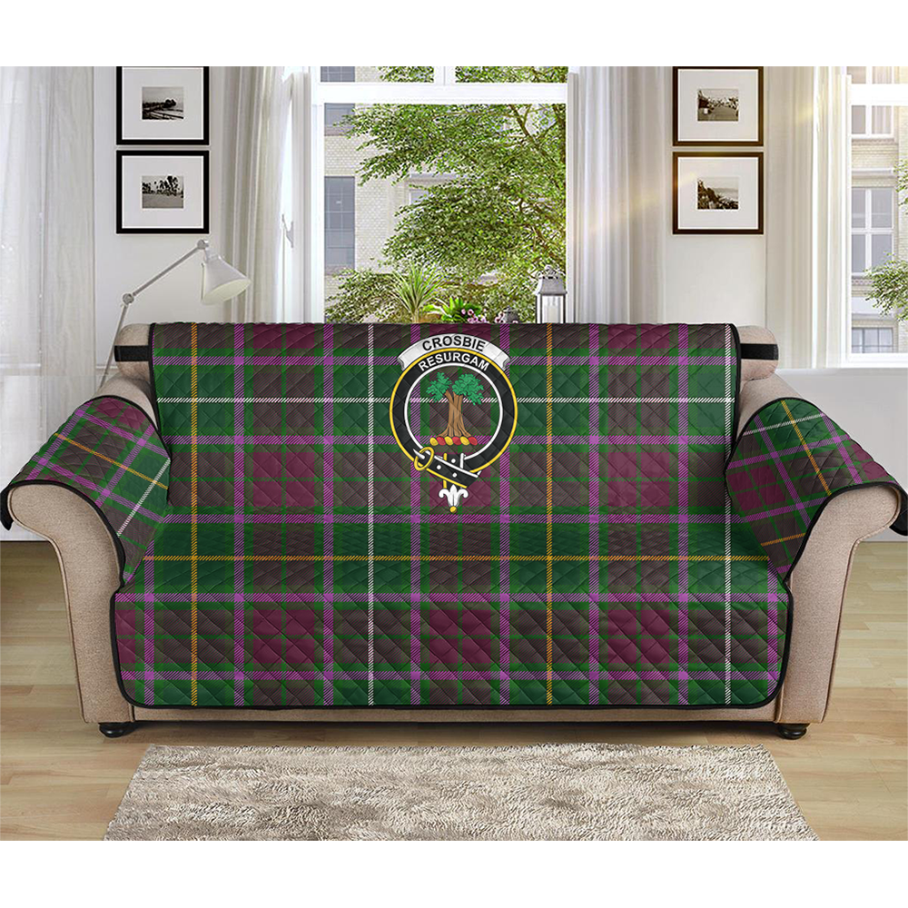 Crosbie Tartan Crest Sofa Protector