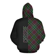 Crosbie Tartan Hoodie Half of Me - Cross Style