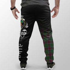 Crosbie Tartan Crest Jogger Sweatpants - Alba Celtic Style