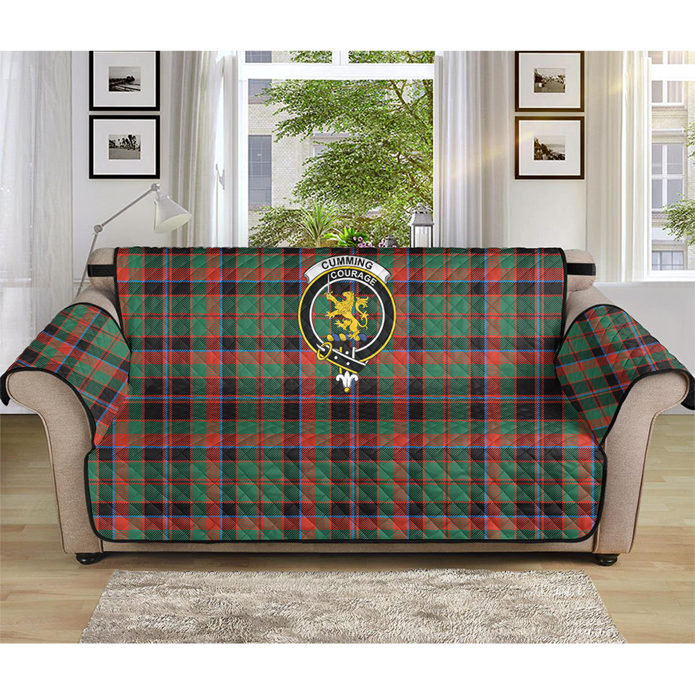 Cumming Hunting Ancient Tartan Crest Sofa Protector