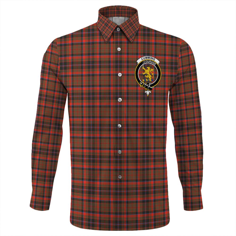 Cumming Hunting Weathered Tartan Long Sleeve Button Shirt