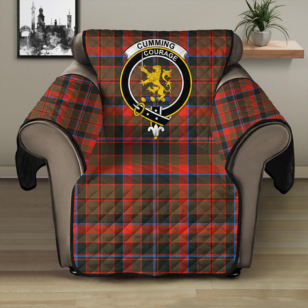 Cumming Hunting Weathered Tartan Crest Sofa Protector