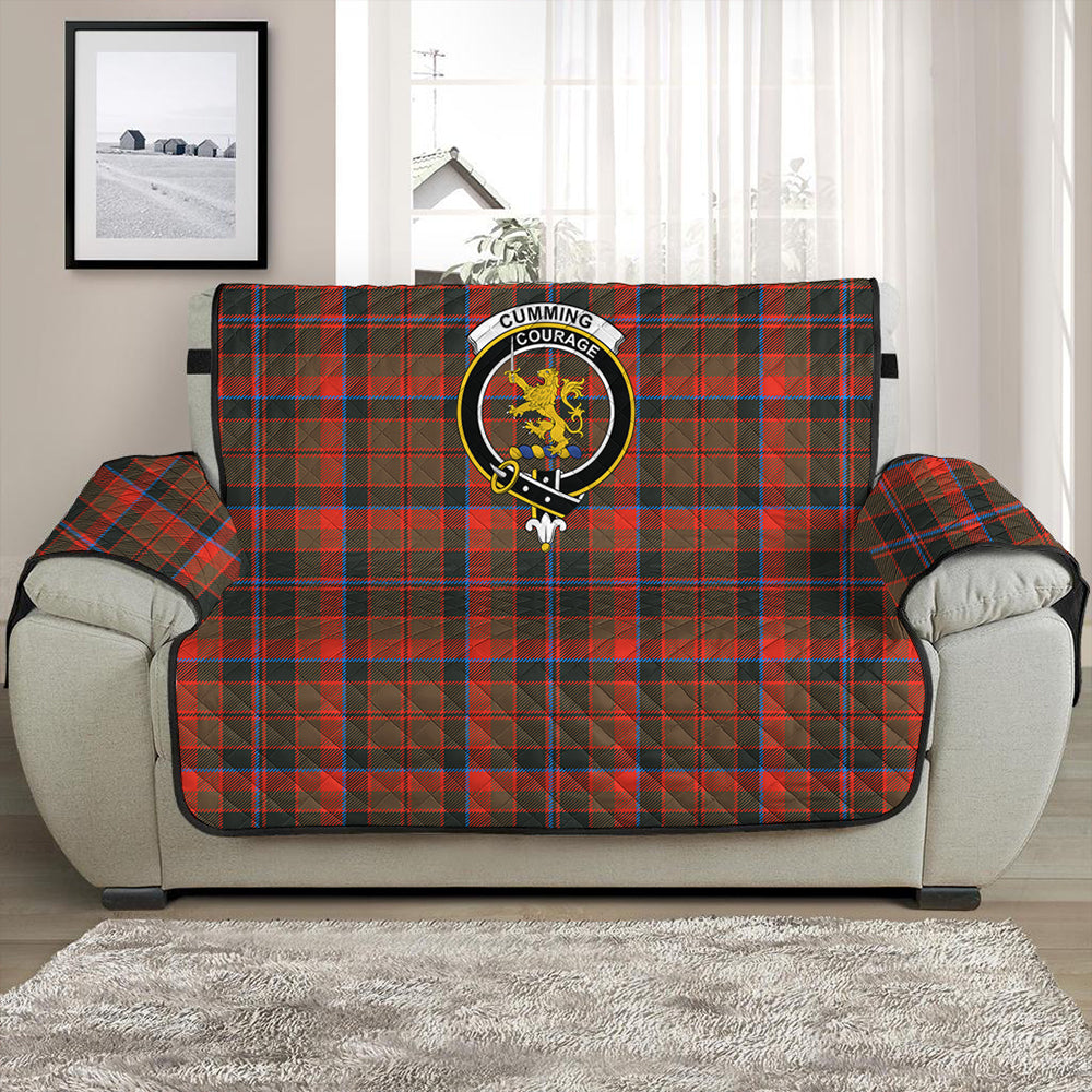 Cumming Hunting Weathered Tartan Crest Sofa Protector