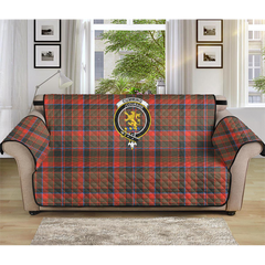 Cumming Hunting Weathered Tartan Crest Sofa Protector