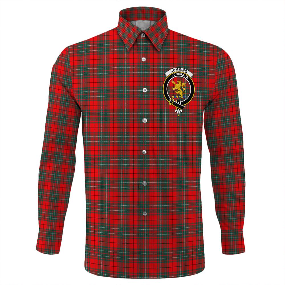 Cumming Modern Tartan Long Sleeve Button Shirt