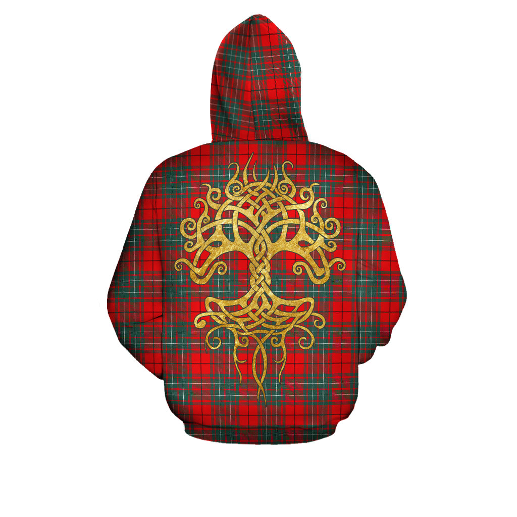 Cumming Modern Tartan Hoodie - Tree Of Life