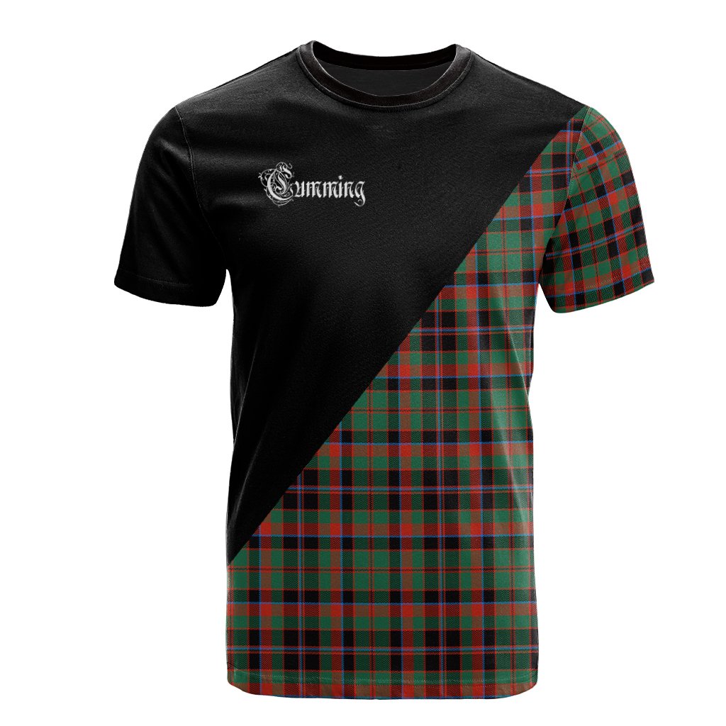 Cumming Hunting Ancient Tartan - Military T-Shirt