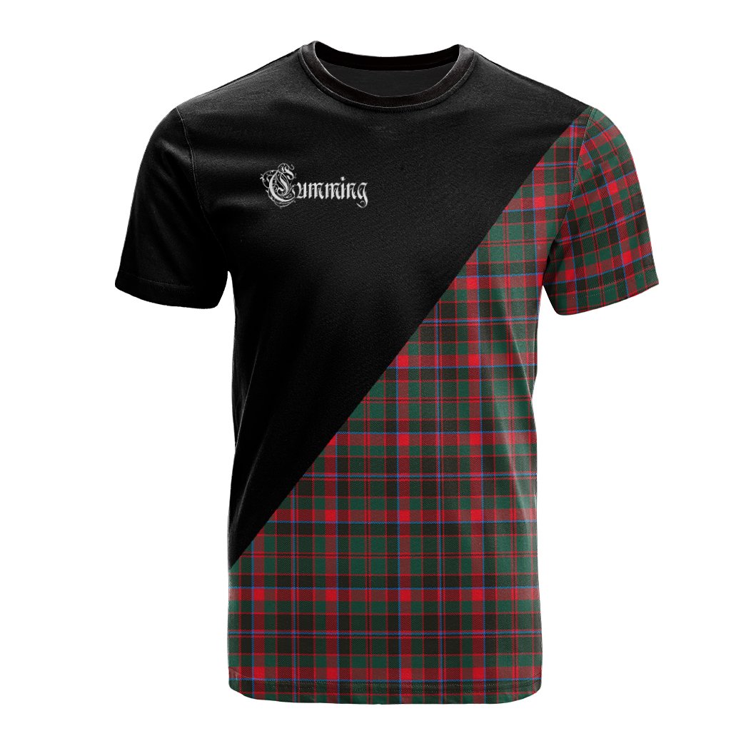 Cumming Hunting Modern Tartan - Military T-Shirt