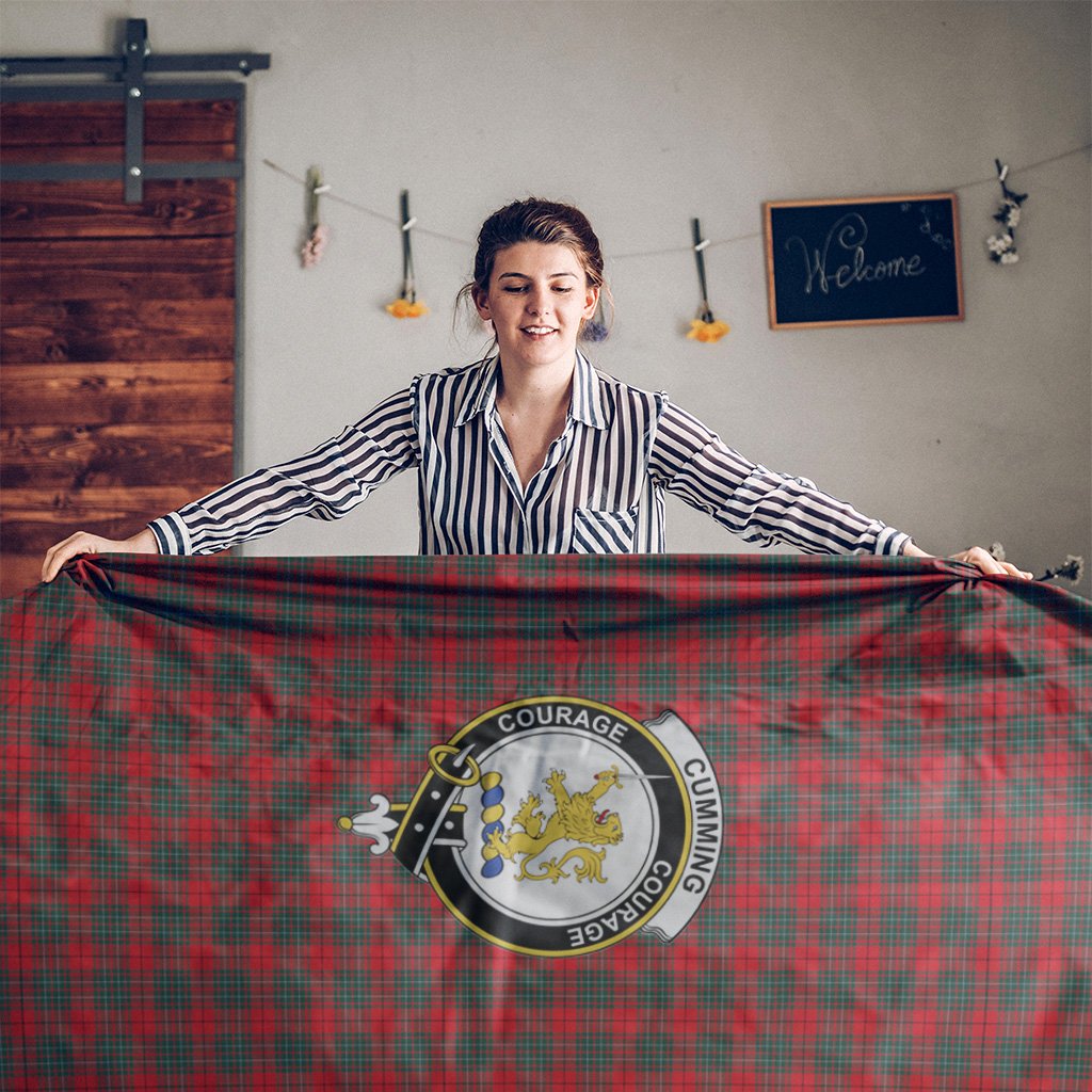 Cumming Tartan Crest Tablecloth