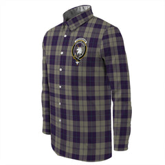 Cunningham Dress Blue Dancers Tartan Long Sleeve Button Shirt