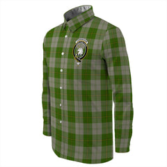 Cunningham Dress Green Dancers Tartan Long Sleeve Button Shirt