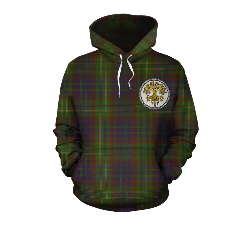 Cunningham Hunting Modern Tartan Hoodie - Tree Of Life