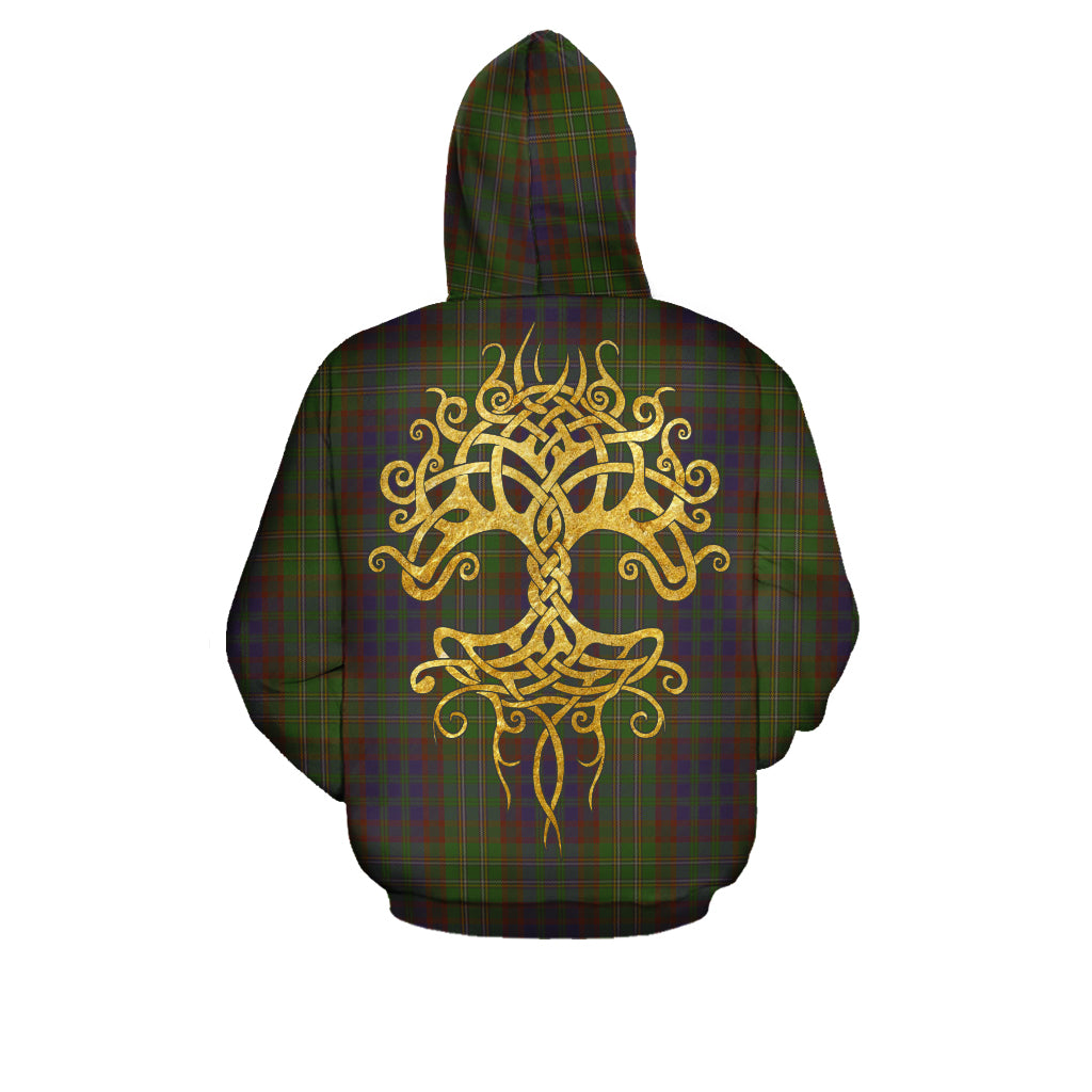 Cunningham Hunting Modern Tartan Hoodie - Tree Of Life