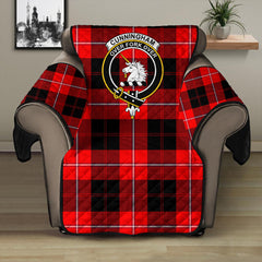 Cunningham Modern Tartan Crest Sofa Protector