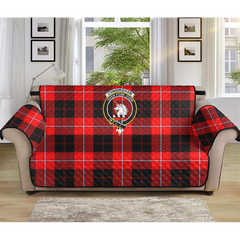 Cunningham Modern Tartan Crest Sofa Protector