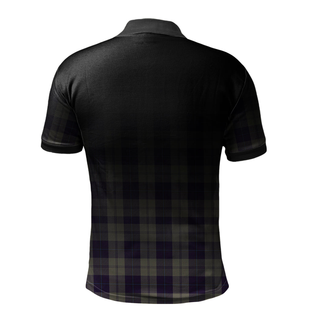 Cunningham Dress Blue Dancers Tartan Polo Shirt - Alba Celtic Style