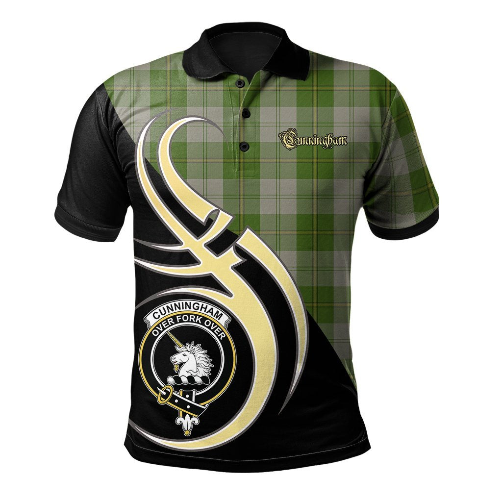 Cunningham Dress Green Dancers Tartan Polo Shirt - Believe In Me Style