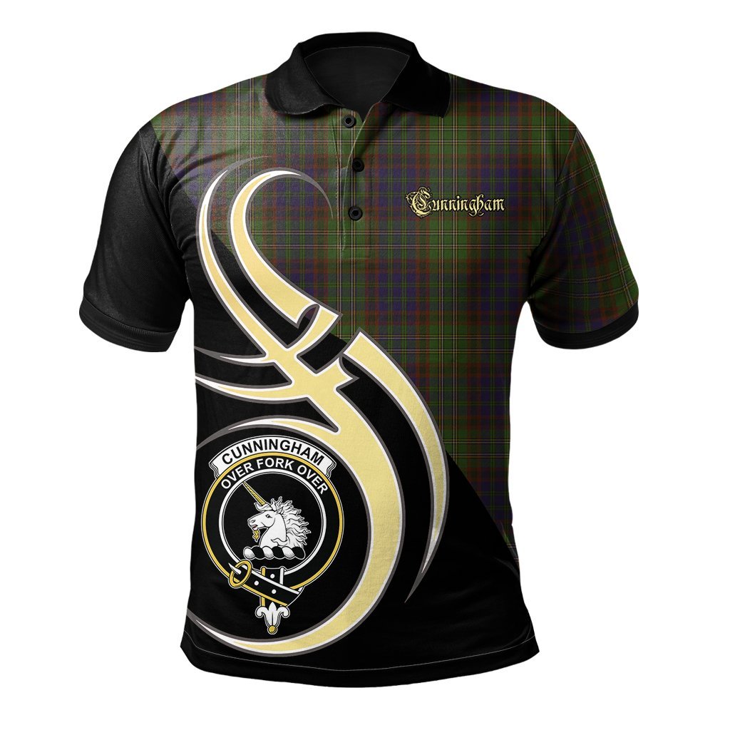 Cunningham Hunting Modern Tartan Polo Shirt - Believe In Me Style