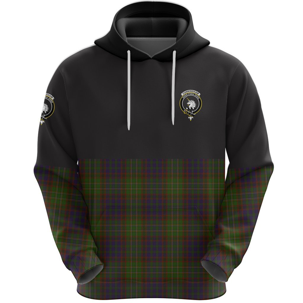 Cunningham Hunting Modern Clan Half Of Tartan Hoodie