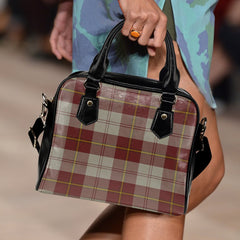 Cunningham Burgundy Dancers Tartan Shoulder Handbags