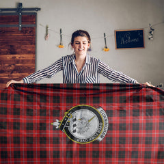 Cunningham Tartan Crest Tablecloth