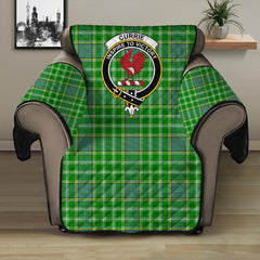 Currie Tartan Crest Sofa Protector