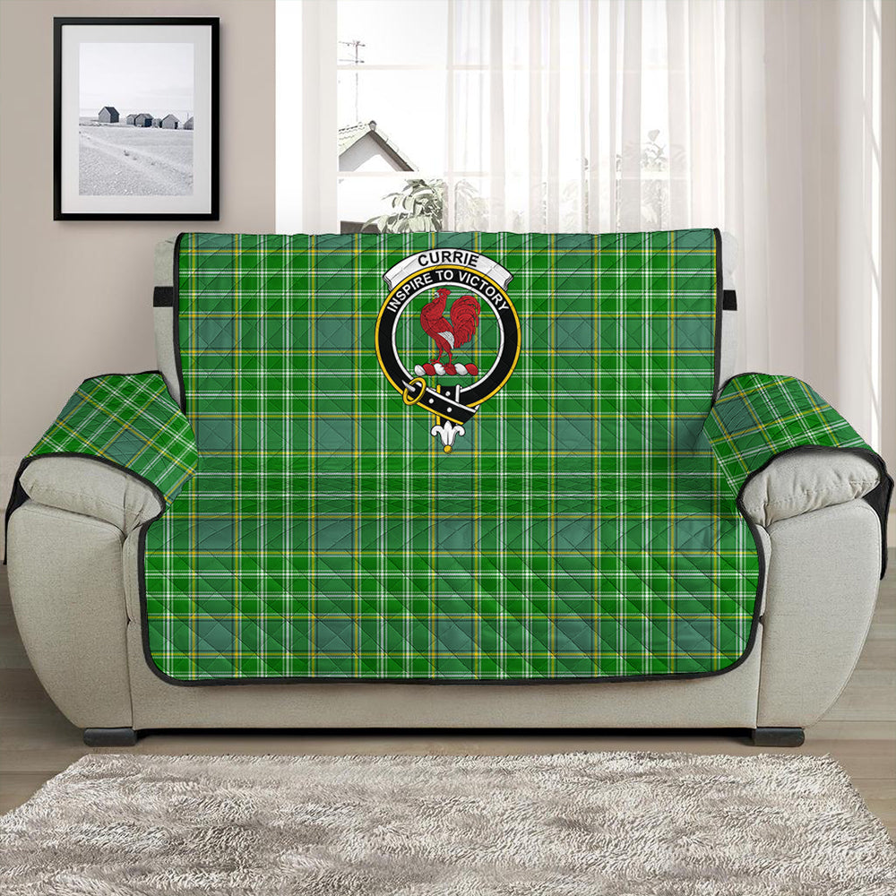 Currie Tartan Crest Sofa Protector