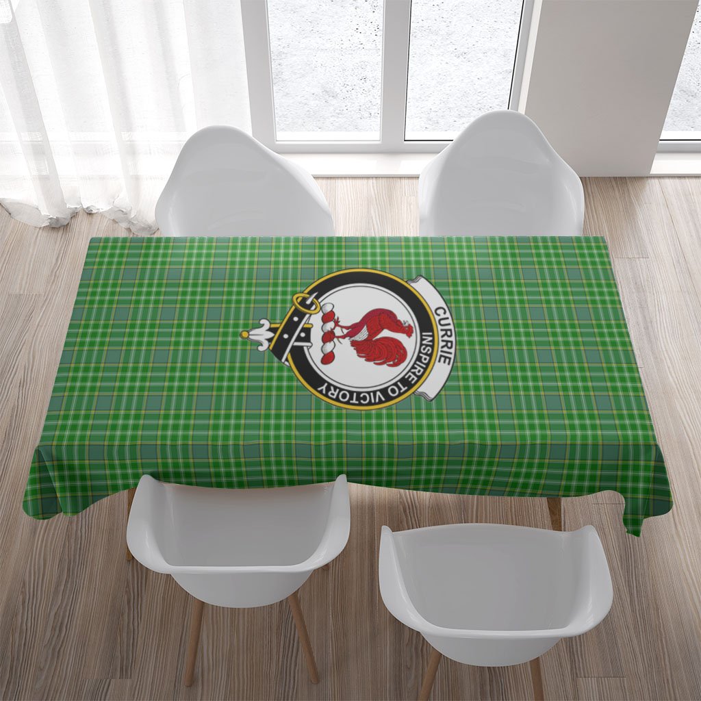 Currie Tartan Crest Tablecloth