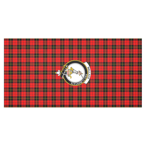 Wallace Tartan Crest Tablecloth