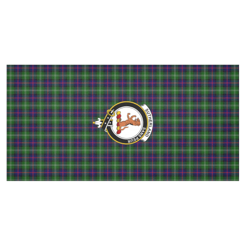 Sutherland Tartan Crest Tablecloth