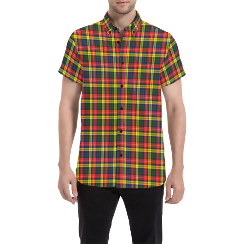 Buchanan Family Modern Tartan Men Shirt