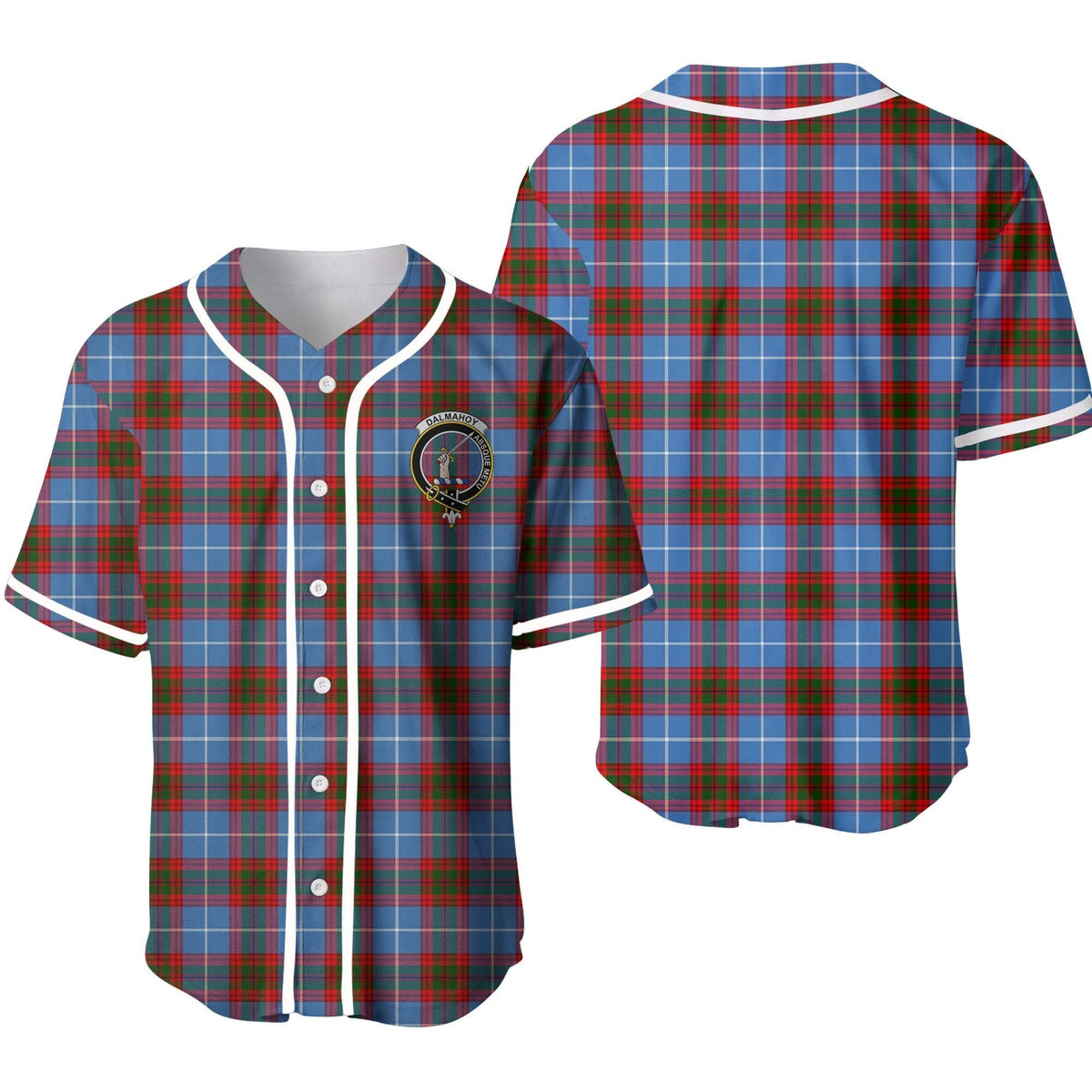 Dalmahoy Tartan Unisex Baseball Jersey